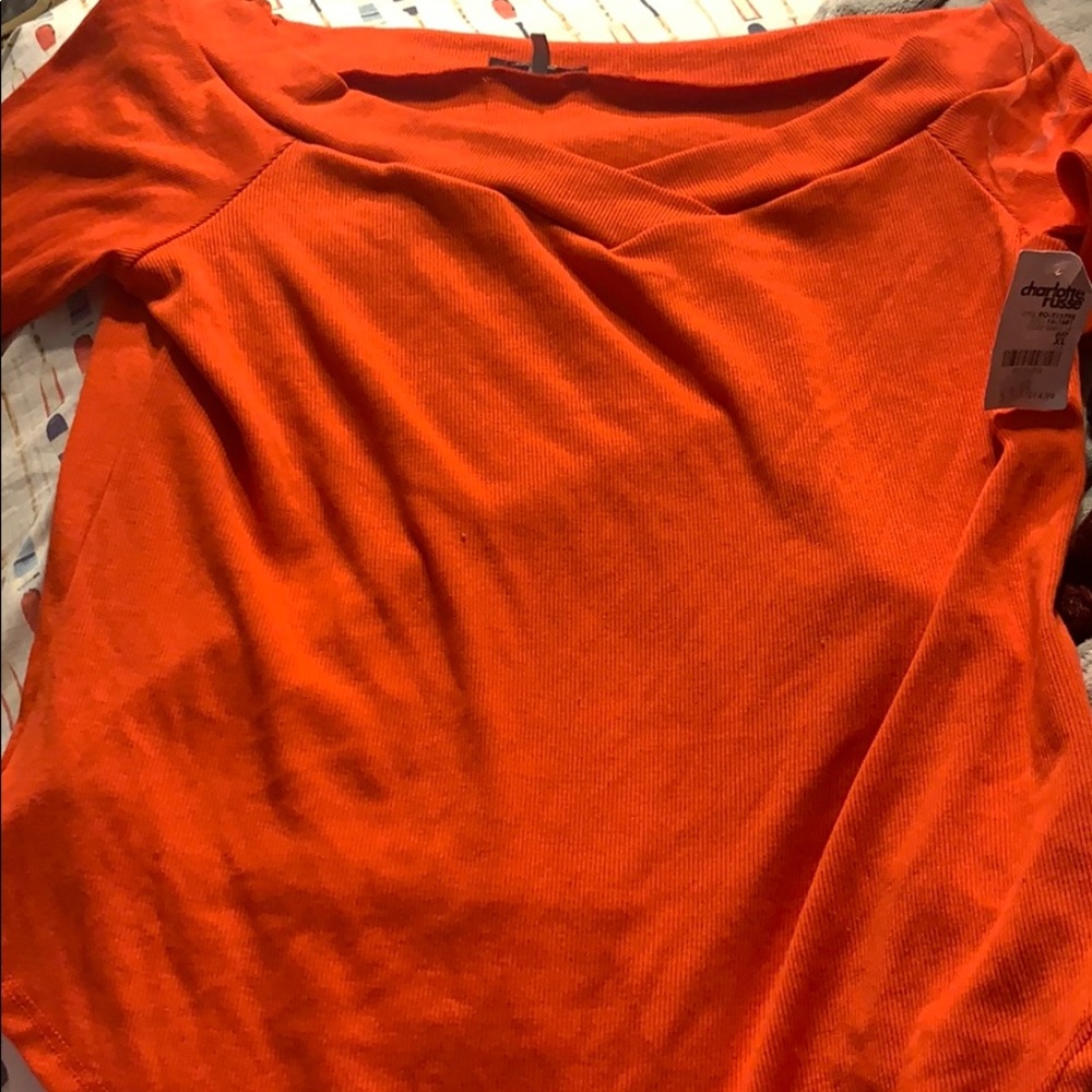 Charlotte Russe - Off Shoulder Top